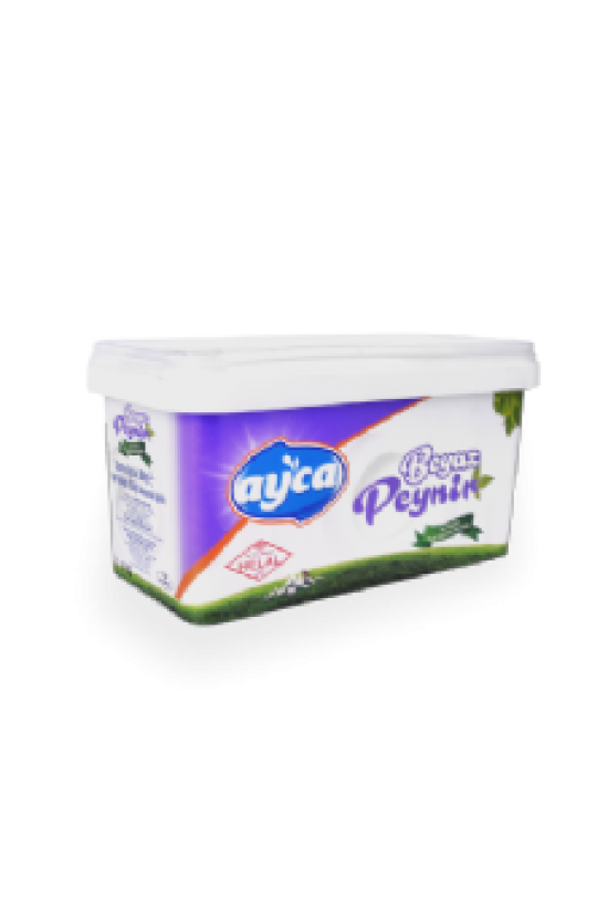 800 Gr. AYCA AZ YAĞLI BEYAZ PEYNİR PVC Koli:6Ad