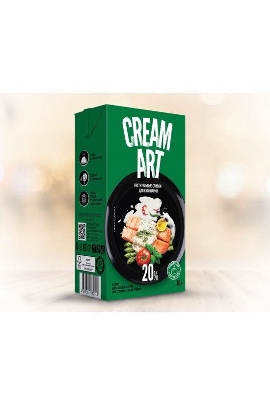 CREAM ART BİTKİSEL KREMA %20 (1 Lt. x 12) CREAM ART BİTKİSEL KREMA %20 (1 Lt. x 12)