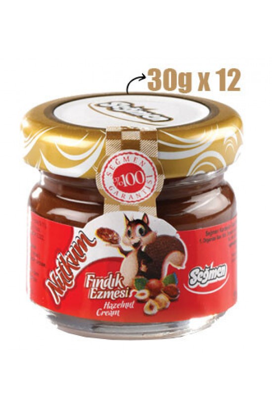 SEĞMEN -KAVANOZ- FINDIK EZMESİ (30Gr.x36)