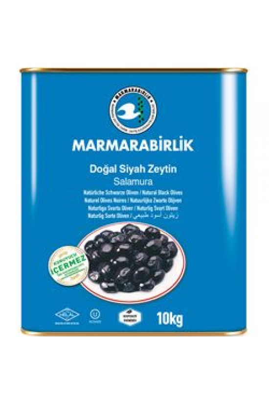 MARBİR SÜPER SİYAH ZEYTİN 10 Kg. (261-290/M)