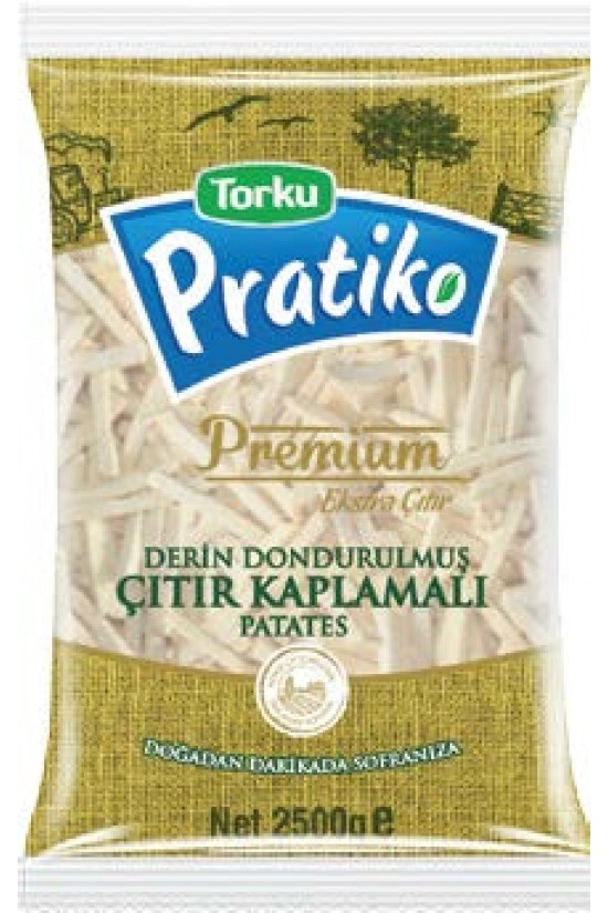 PRATİKO PREM.KAP. 7x7 PARMAK PATATES (2,5Kg.x5)