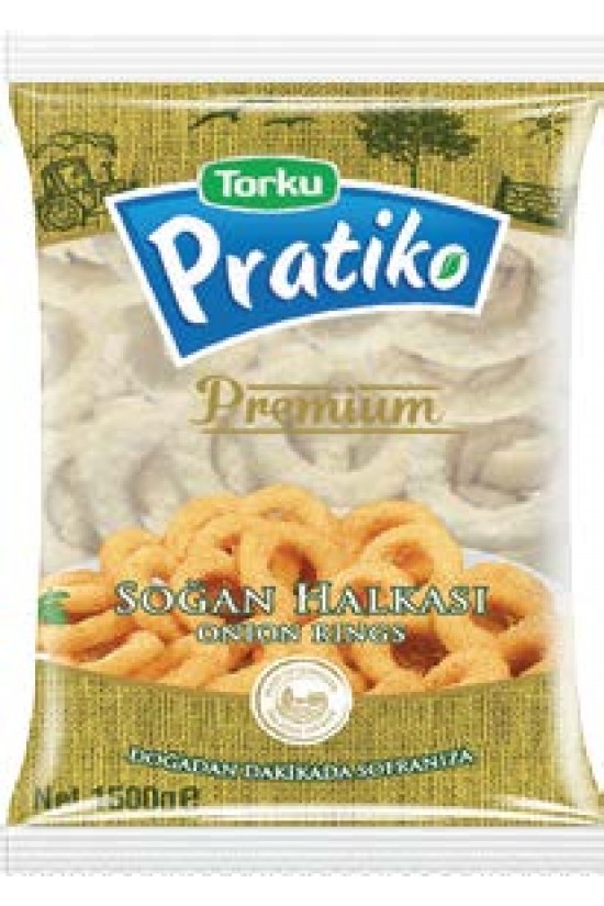 PRATİKO PREMİUM SOĞAN HALKASI 1,5Kg. (Koli:6 Pkt)
