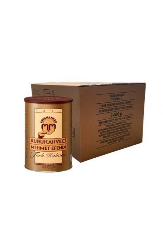 500 Gr. MEHMET EFENDİ TÜRK KAHVESİ (Koli:6 Ad.)