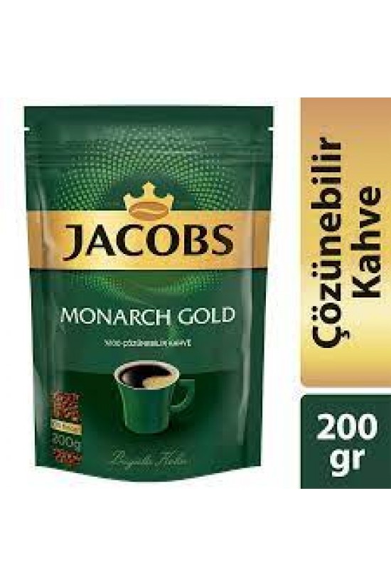 JACOBS MONARCH GOLD KAHVE 200gr. (Koli:6 Ad.)