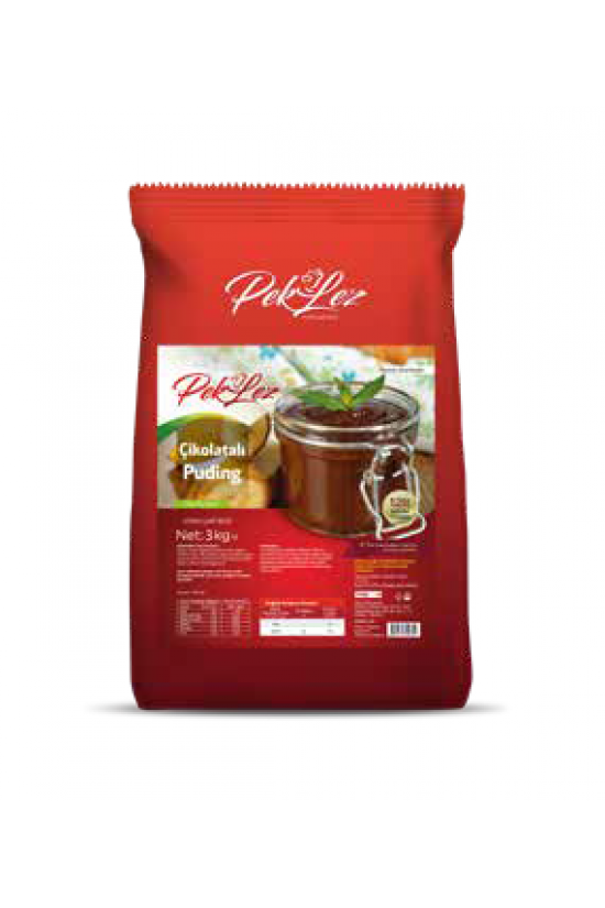 PEKLEZ PUDİNG ÇİKOLATALI (3 Kg.x4)