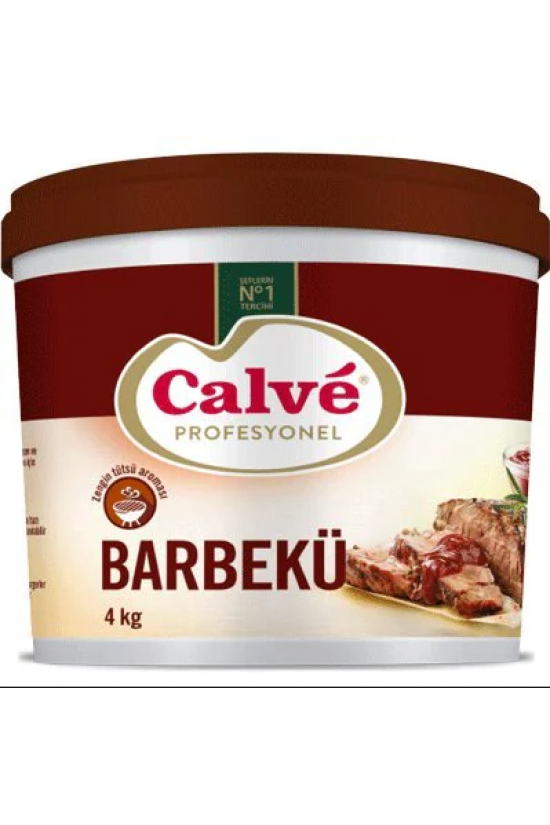 CALVE KOVA BARBEKÜ SOS 4 Kg.  (Koli : 2 Ad.)